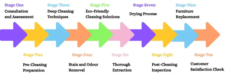 Carpet Cleaning Process